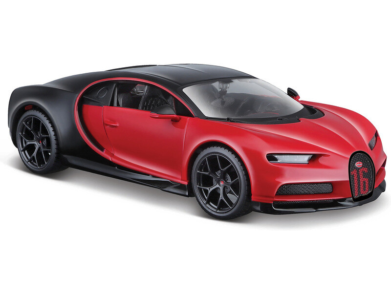 Maisto Bugatti Chiron Sport 1:24 červeno-černá - MA-31524 - expresní doprava