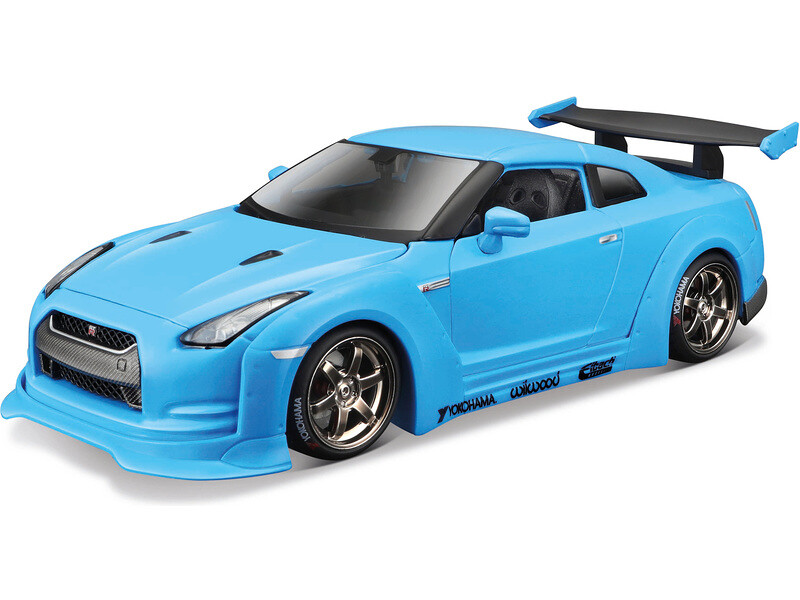 Maisto Nissan GT-R Tokyo Mods 1:24 modrá - MA-32526 - expresní doprava