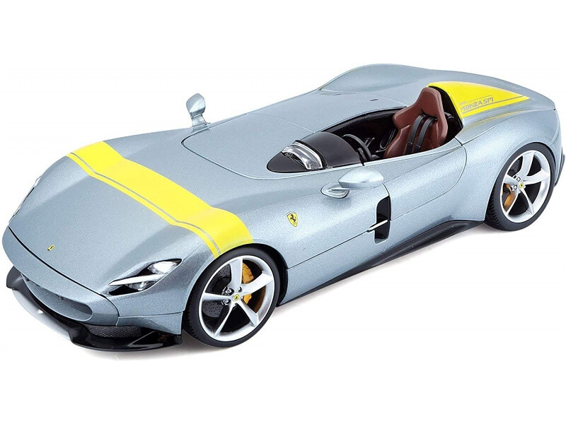 Maisto Kit Ferrari Monza SP1 1:24 stříbrná - MA-39140 - expresní doprava