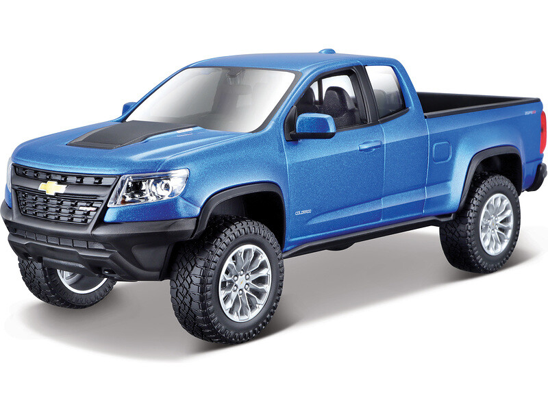 Maisto Kit Chevrolet Colorado ZR2 2017 1:27 tmavě modrá metalíza - MA-39517 - expresní doprava