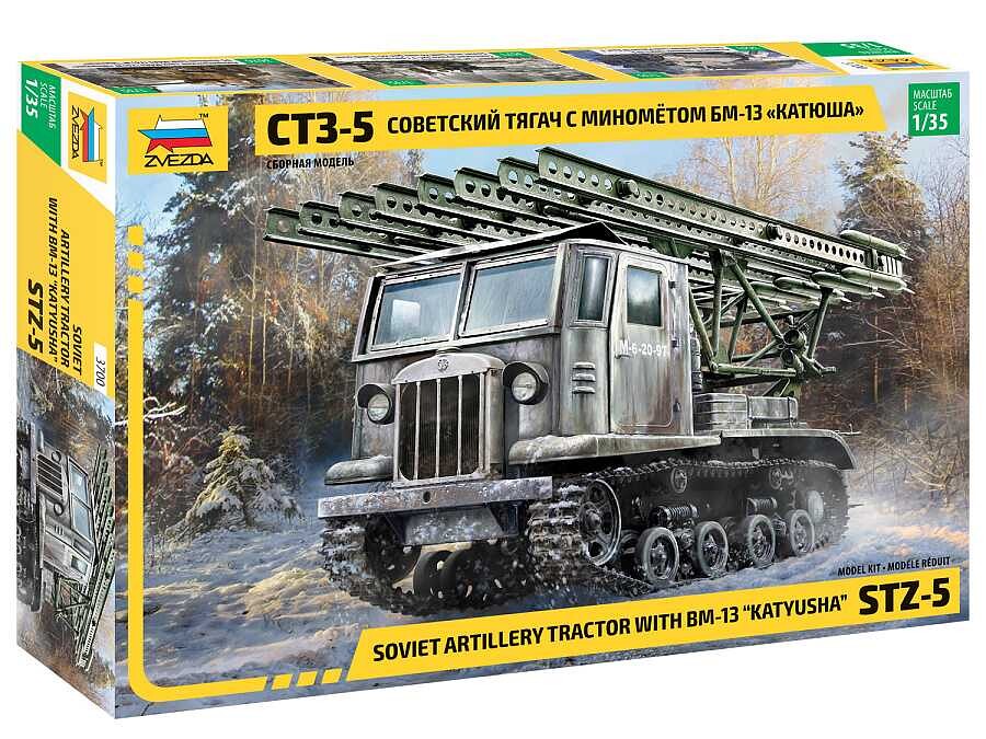 Zvezda Model kit military 3700 - STZ-5 with BM-13 "KATYUSHA" (1:35) - 32-3700 - expresní doprava