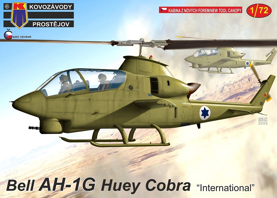 1:72 Kovozávody KPM380 AH-1G Huey Cobra "International" - 141/KPM380 - expresní doprava