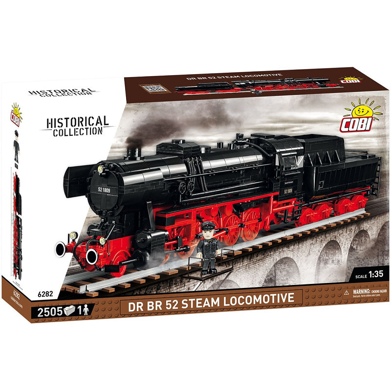 COBI DR BR 52 parná lokomotíva, 1:35, 2505 k, 1 f [COBI-6282]