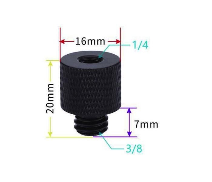 STABLECAM 1/4" Female to 3/8" šroub - 1DJ7098F - expresní doprava