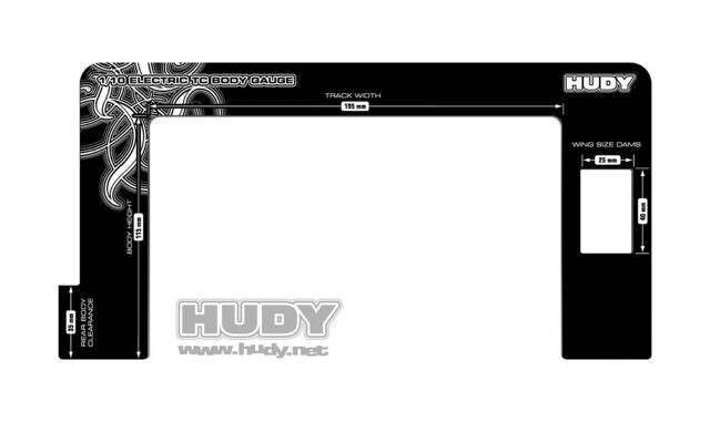 HUDY BODY GAUGE 1/10 ELECTRIC TOURING CARS - 107771 - expresní doprava