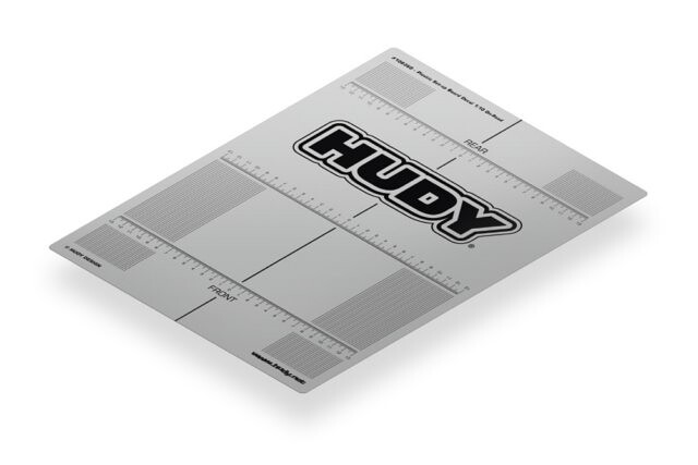 HUDY PLASTIC SET-UP BOARD DECAL 282x386mm - 1/10 TC - 108360 - expresní doprava