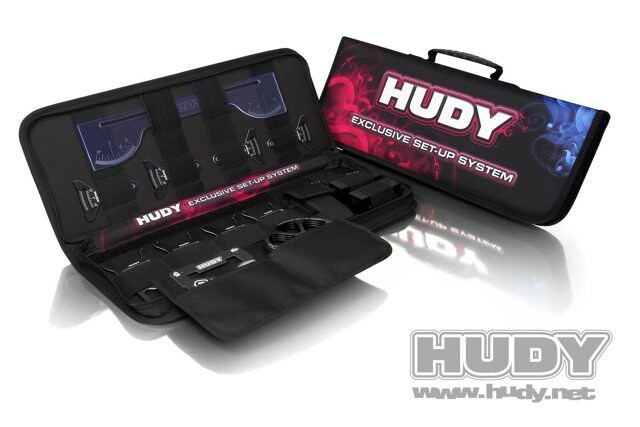 HUDY COMPLETE SET OF SET-UP TOOLS + CARRYING BAG - FOR 1/8 OFF-ROAD CARS - 108856 - expresní doprava