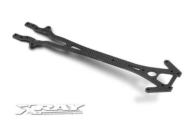 Xray T3 FOAM-SPEC UPPER DECK 2.0MM GRAPHITE - 301191 - expresní doprava