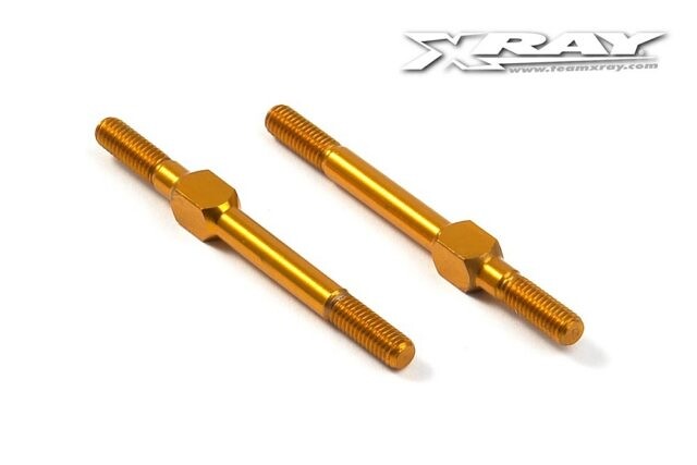 Xray ALU ADJ. TURNBUCKLE M3 L/R 39 MM - ORANGE - SWISS 7075 T6 (2) - 302612-O - expresní doprava