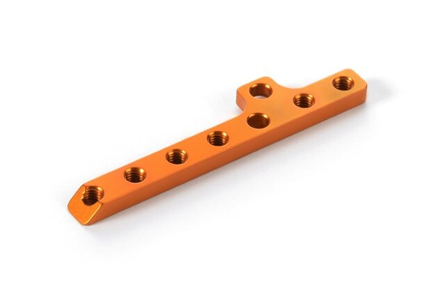 Xray T4'18 ALU MOTOR MOUNT PLATE - ORANGE - 303003-O - expresní doprava