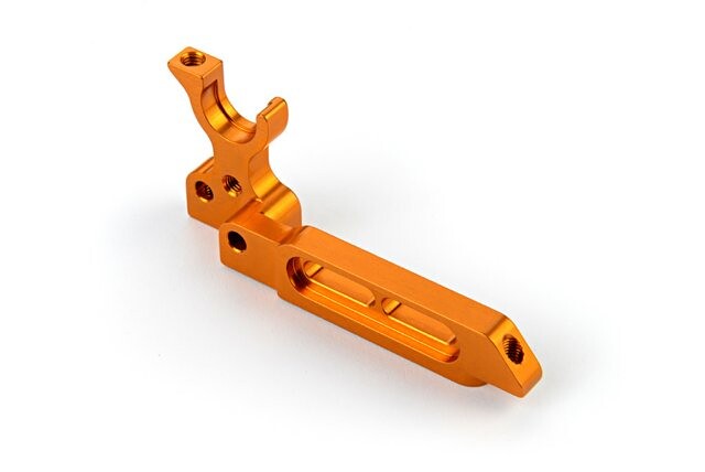 Xray T4'19 ALU MOTOR MOUNT - ORANGE - 303006-O - expresní doprava