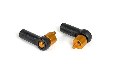 Xray ALU QUICK ROLL-CENTER HOLDER™ 4.9MM - ORANGE (2+2) - 303032-O - expresní doprava