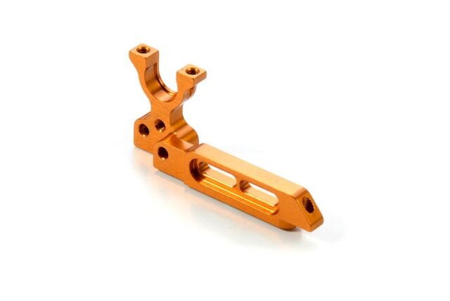 Xray T4 ALU MOTOR MOUNT - ORANGE - 303055-O - expresní doprava