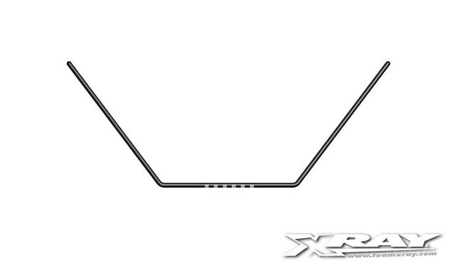 Xray T4 ANTI-ROLL BAR REAR 1.6 MM - 303496 - expresní doprava