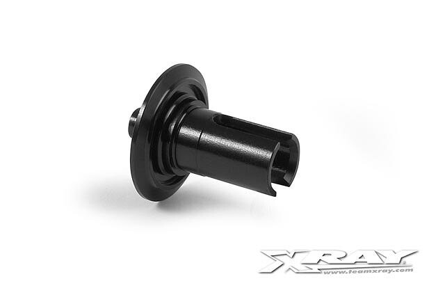 Xray ALU T6 DIFF SHORT OUTPUT SHAFT - HARD COATED - BLACK - 305022-K - expresní doprava