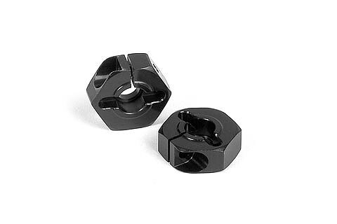 Xray ALU WHEEL HUB - BLACK (2) - 305350-K - expresní doprava