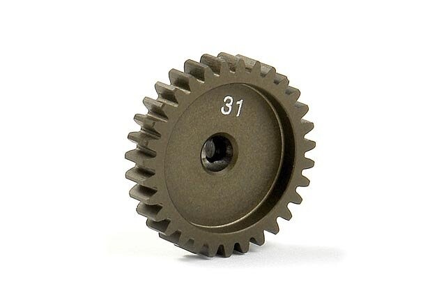 Xray NARROW ALU PINION GEAR - HARD COATED 31T / 48 - 305931 - expresní doprava