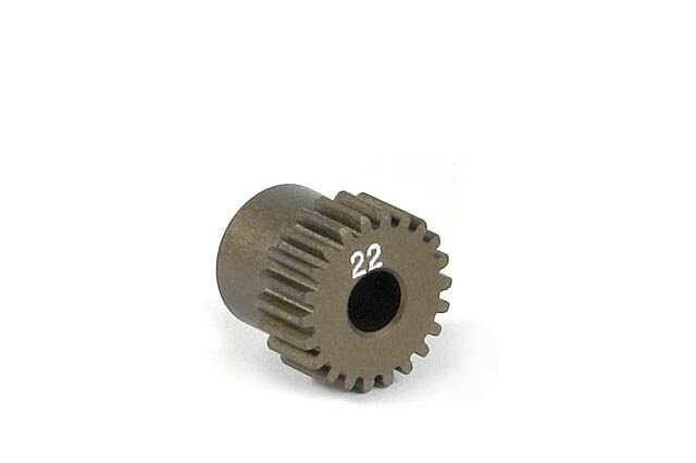 Xray NARROW ALU PINION GEAR - HARD COATED 22T / 64 - 305972 - expresní doprava