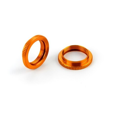 ULP ALU SHOCK ADJUSTABLE NUT - V2 - ORANGE (2)