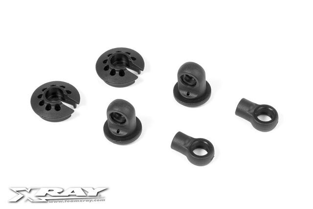 Xray T4 COMPOSITE SHOCK PARTS - 308333 - expresní doprava