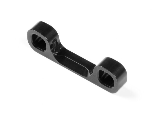 Xray ALU REAR LOWER 1-PIECE SUSPENSION HOLDER - FRONT - BLACK - RF - 333714 - expresní doprava