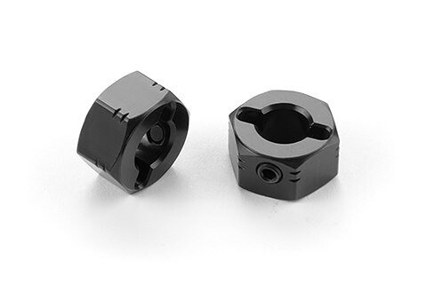 Xray ALU WHEEL HUB 12MM - OFFSET "+0.75MM" - BLACK (2) - 335252 - expresní doprava