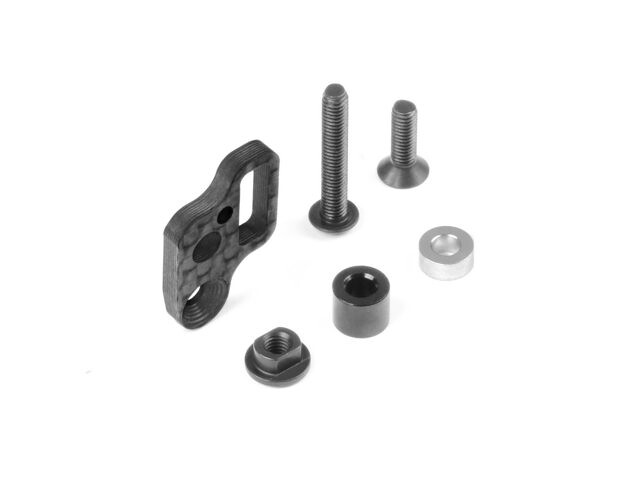 Xray RX8E GRAPHITE BELT TENSIONER HOLDER - 343078 - expresní doprava