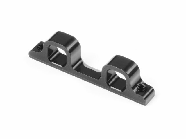 ALU REAR LOWER SUSPENSION HOLDER-FRONT-RF-BLACK-7075 T6 (-1mm) 343714