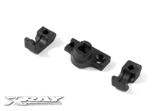 Xray COMPOSITE BRAKE UPPER PLATE + CLAMPS FOR REAR ANTI-ROLL BAR - 344050 - expresní doprava