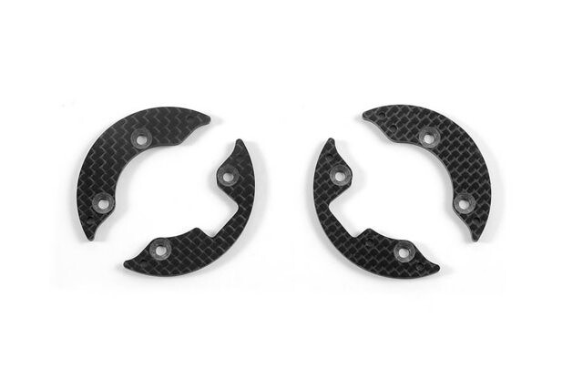 GRAPHITE FRONT AERODYNAMIC DISC 2.2MM - LEFT + RIGHT - SET 345270