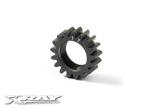 Xray XCA ALU 7075 T6 HARD COATED PINION GEAR - 17T (1ST) - 348517 - expresní doprava