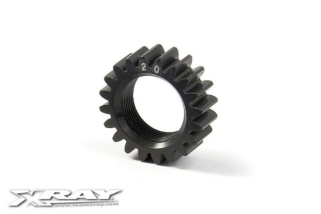 Xray XCA ALU 7075 T6 HARD COATED PINION GEAR - 20T (2ND) - 348520 - expresní doprava