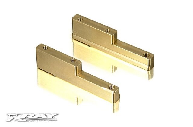 Xray BRASS ENGINE MOUNTS (L+R) - 75g - 348714 - expresní doprava