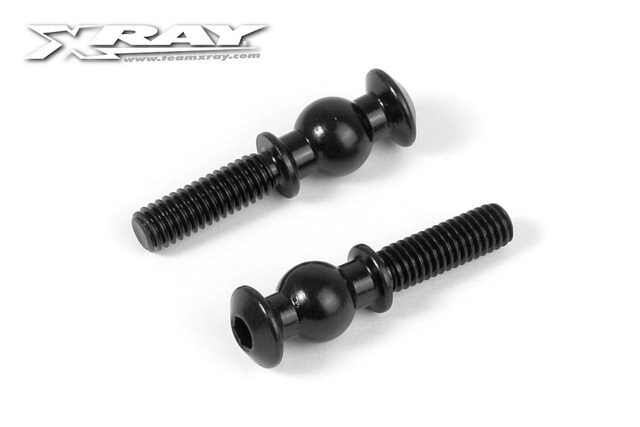 Xray BALL STUD 6.8MM WITH BACKSTOP L13MM - M4 (2) - 352656 - expresní doprava