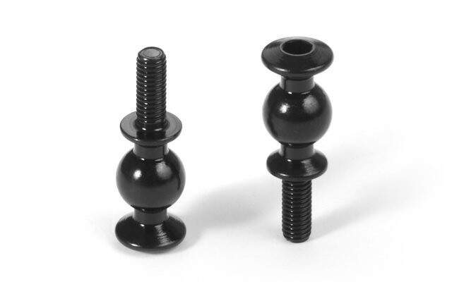 BALL STUD 6.8 MM WITH BACKSTOP L  6 MM - M3x8 (2) 352658