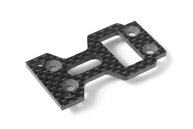 Xray GTXE GRAPHITE CENTER MOUNTING PLATE 2.2MM - 354251 - expresní doprava