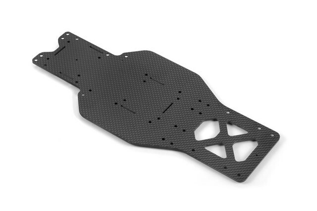 Xray X10'15 CHASSIS - 2.5MM GRAPHITE - 371002 - expresní doprava