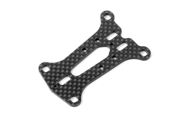 Xray X1'19 GRAPHITE ARM MOUNT PLATE - WIDE TRACK-WIDTH - 2.5MM - 371065 - expresní doprava