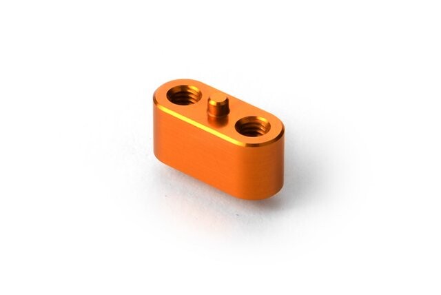 Xray ALU POD LINK GRAPHITE PLATE HOLDER - ORANGE - 371184 - expresní doprava