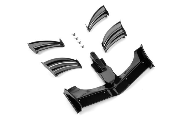 Xray X1 COMPOSITE ADJUSTABLE FRONT WING - BLACK - ETS APPROVED - 371203-K - expresní doprava