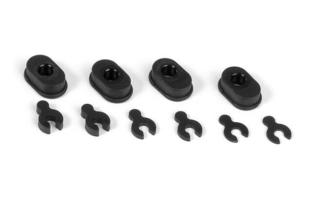 Xray COMPOSITE ECCENTRIC BUSHINGS + CASTER CLIPS (2) - 372315 - expresní doprava