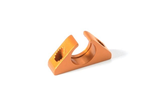 Xray X1 ALU BALL-BEARING ANTI-ROLL BAR HOLDER - ORANGE - 372410 - expresní doprava