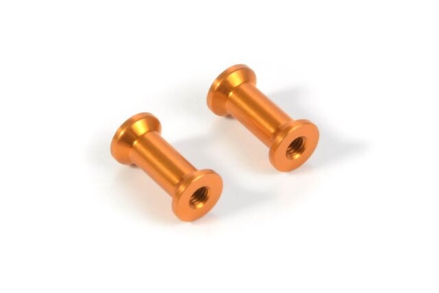 Xray ALU REAR BRACE MOUNT 13MM - ORANGE (2) - 373073-O - expresní doprava