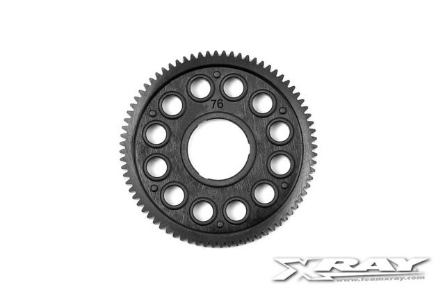 Xray COMPOSITE SPUR GEAR - 76T / 64P - 375876 - expresní doprava