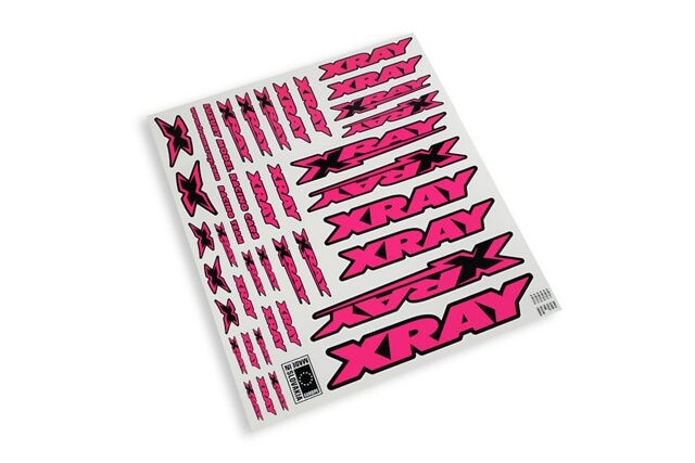 XRAY STICKER FOR BODY - NEON RED - 397314 - expresní doprava