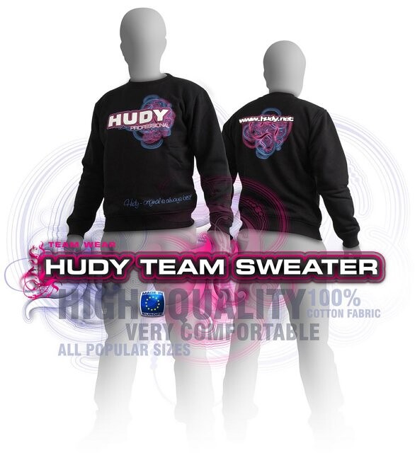 HUDY SWEATER - BLACK (L) - 285401L - expresní doprava