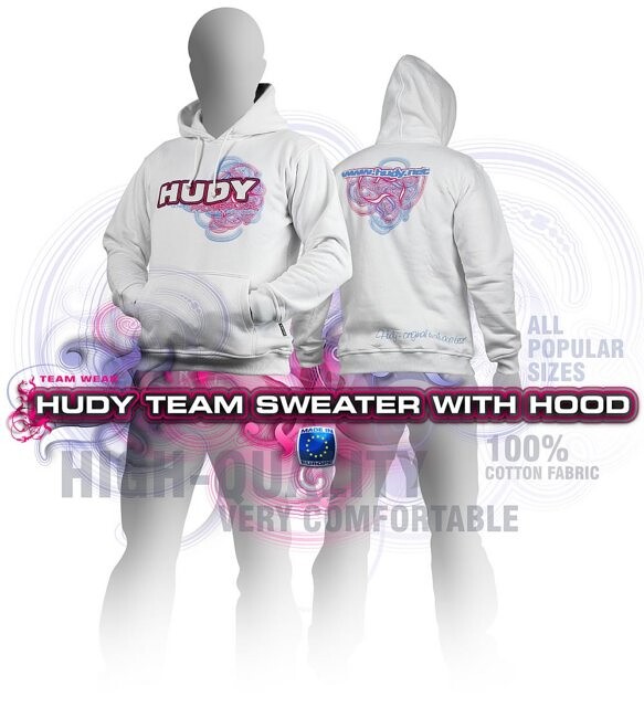 HUDY SWEATER HOODED - WHITE (XXXL) - 285500XXXL - expresní doprava