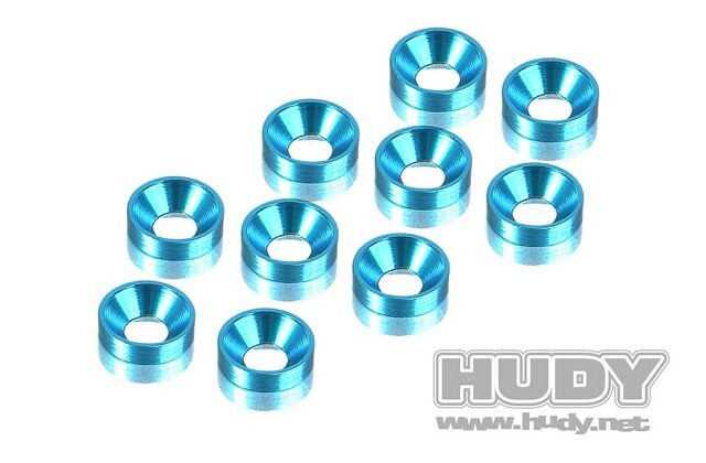 HUDY ALU COUNTERSUNK SHIM - BLUE (10) - 296510-B - expresní doprava