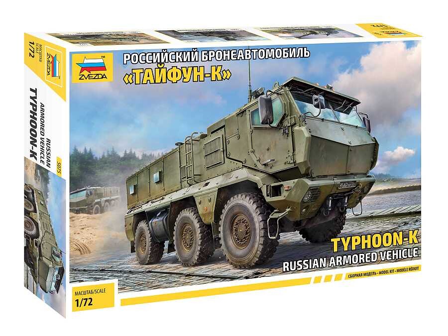 Zvezda Model kit military 5075 - Typhoon-K Russian armoured vehicle (1:72) - 32-5075 - expresní doprava