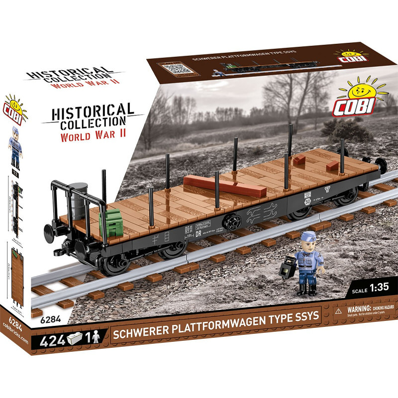 COBI Schwerer plattformwagen typu SSYS, 1:35, 424 k, 1 f [COBI-6284]